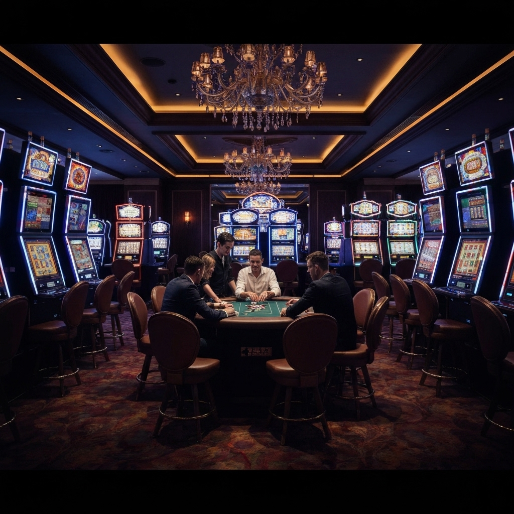 Luxury casino interior